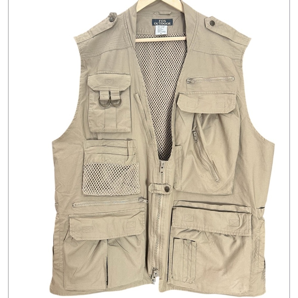 Fox Outdoor Mens XL Fishermancore Cargo Utility Gorpcore Fisherman Tactical Vest